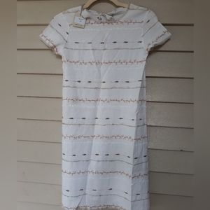 NWT Olive Italy boutique dress girls size 10 linen blend